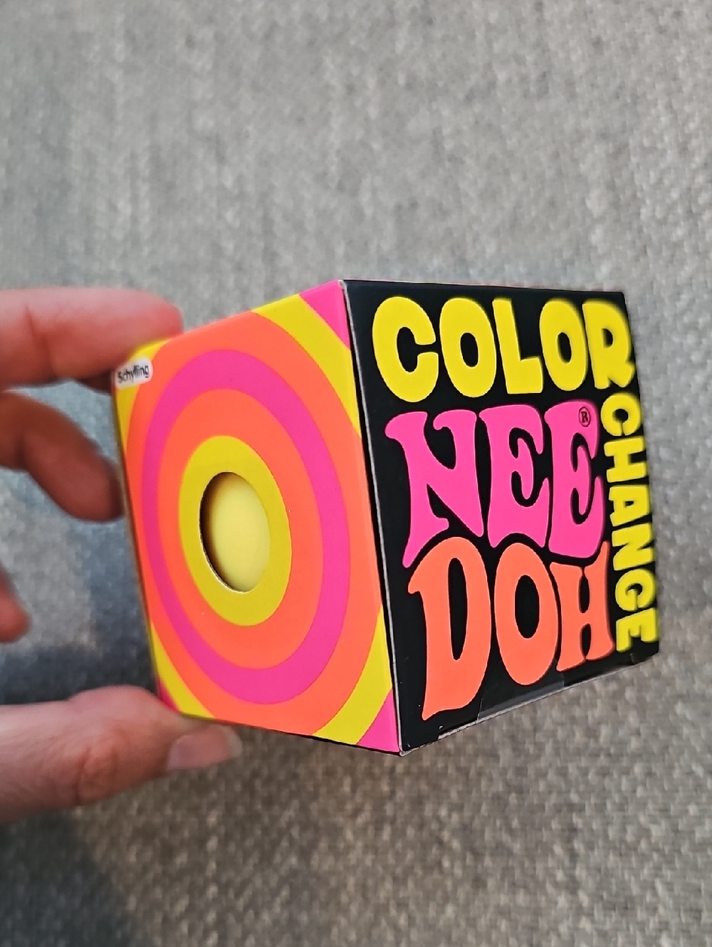 NEW! Nee Doh Color Change Groovy Glob Yellow